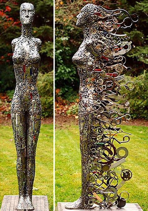 Women's Metal Art Sculptures for sale 